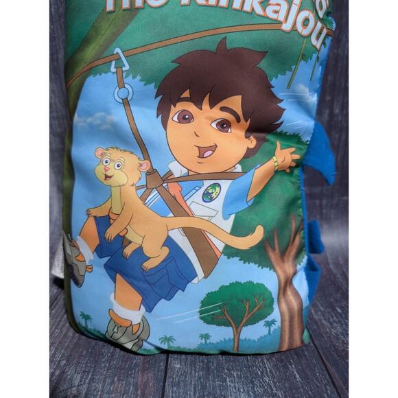 Go Diego Go - Diego Rescuses The Kinkajou Plush Pillow Book 2007 Nick Jr RARE - Picture 3 of 10